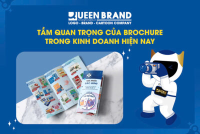 Hình ảnh thiết kế brochure - Queen Brand