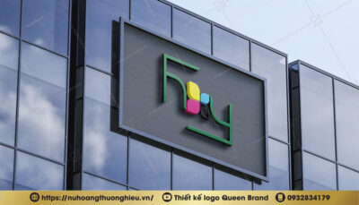 Hình ảnh Thiết kế logo thương mại. Thiết kế: Queen Brand