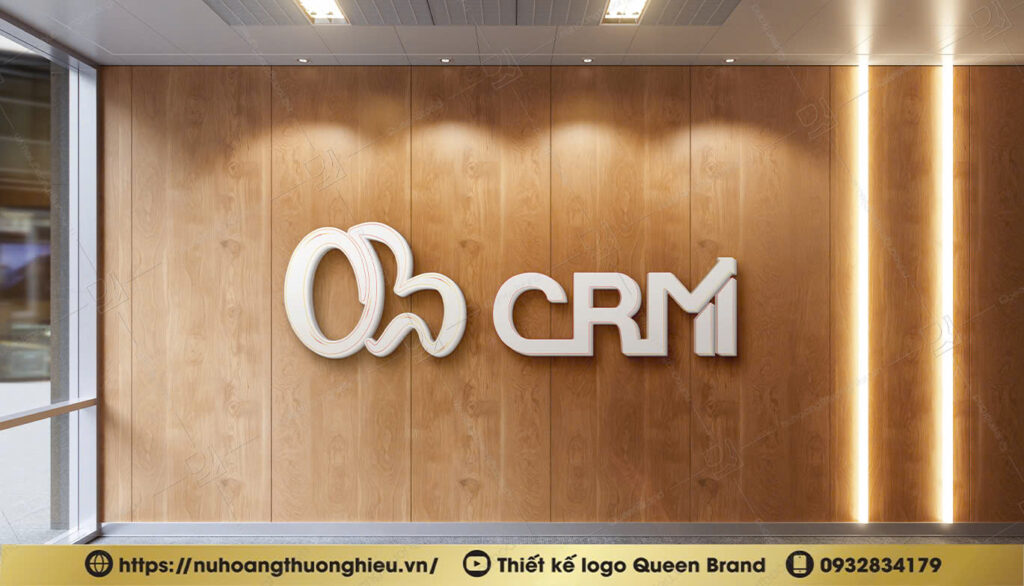Hình ảnh thiết kế logo công nghệ Queen Brand