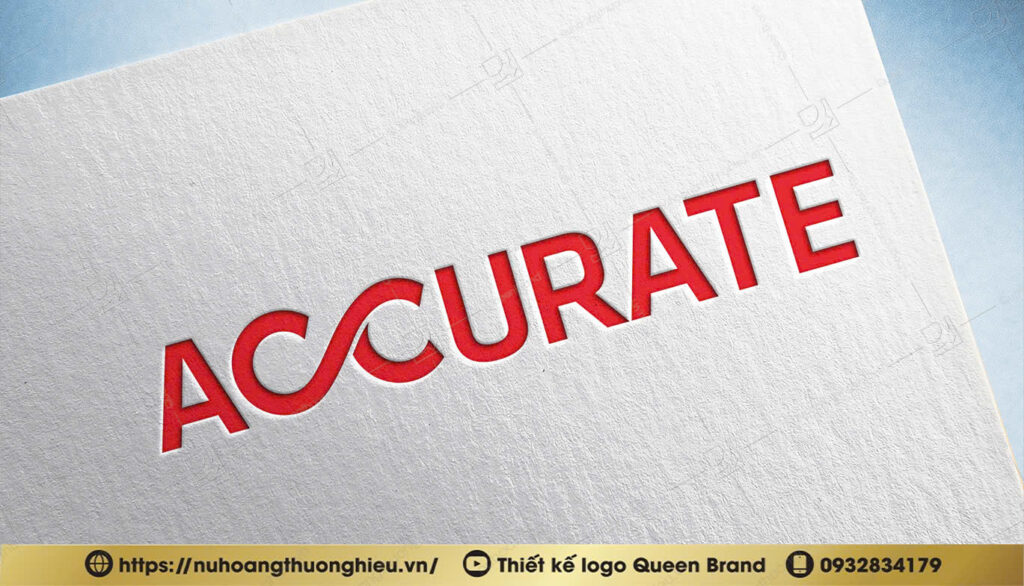 Hình ảnh Thiết kế logo ngành điện ACCURATE - Queen Brand