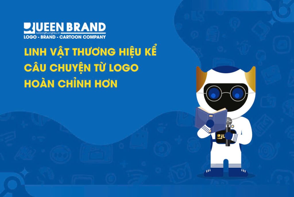Hình ảnh linh vật thương hiệu - Queen Brand