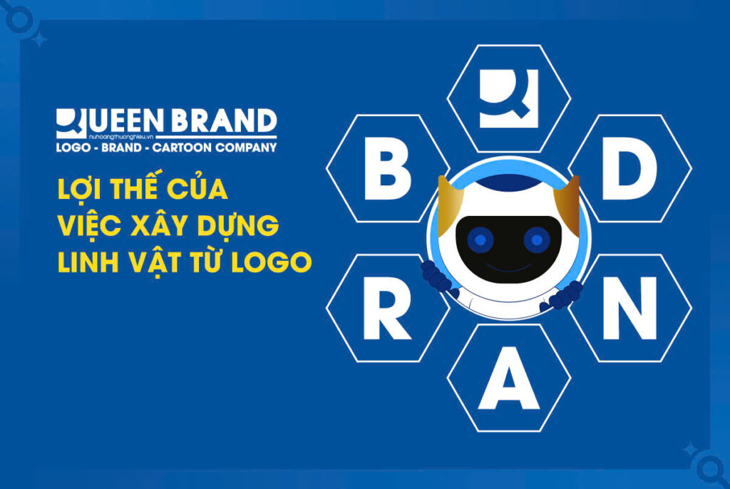 Hinh ảnh linh vật thương hiệu - Queen Brand