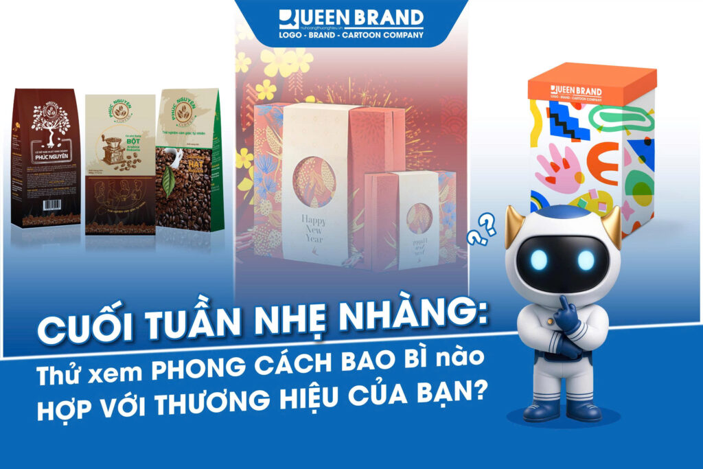 Hình ảnh thiết kế bao bì - Queen Brand