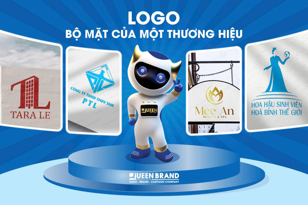 Hình ảnh thiết kế logo - Queen Brand