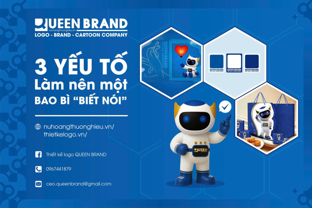 Hình ảnh thiết kế bao bì - Queen Brand
