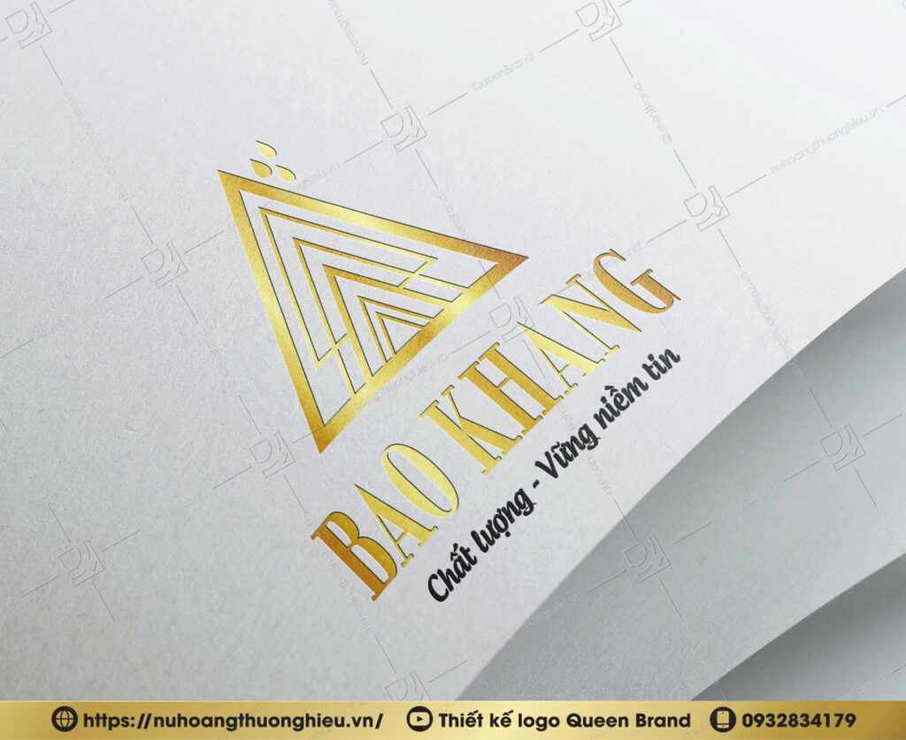 Hình ảnh thiết kế logo xây dựng - BẢO KHANG
