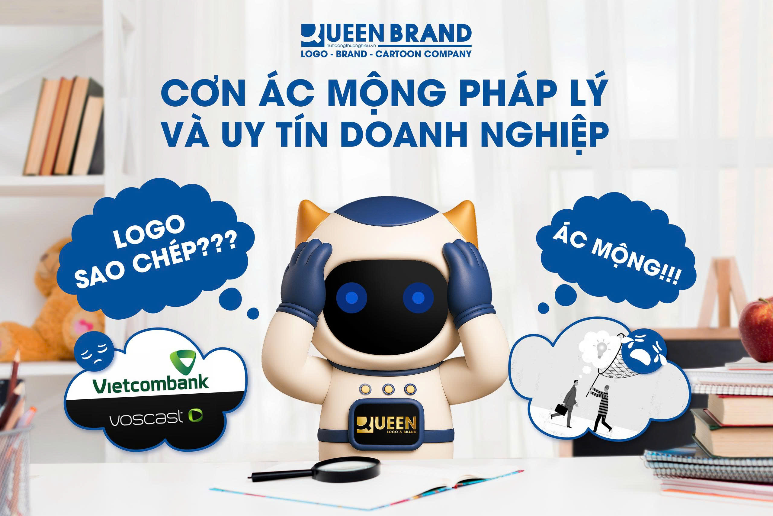 Hình ảnh thiết kế logo - Queen Brand