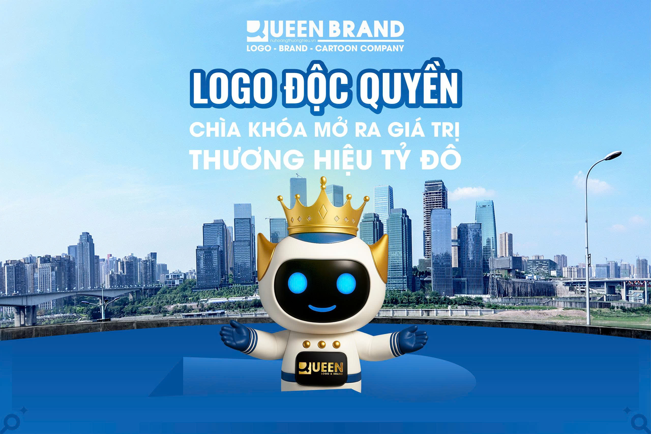 Hình ảnh thiết kế logo - Queen Brand