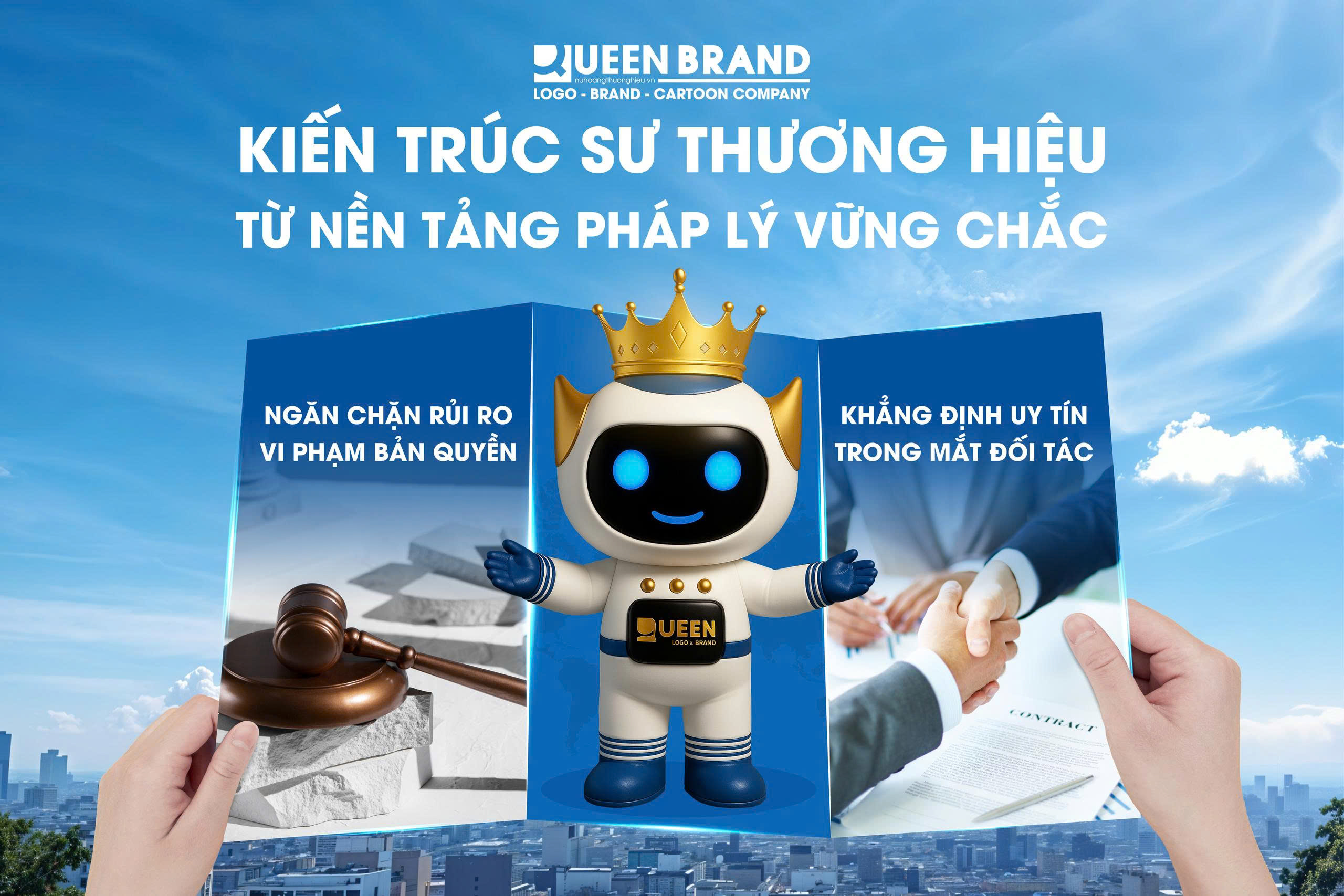 Hình ảnh thiết kế logo - Queen Brand