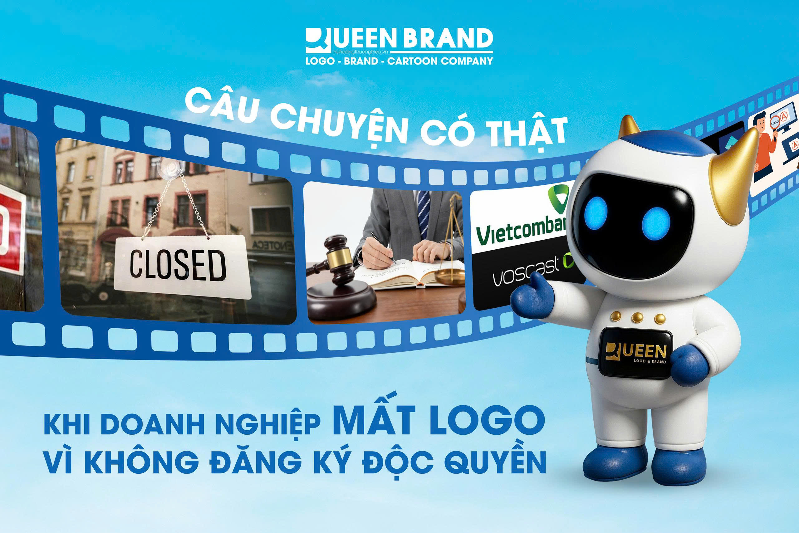 Hình ảnh thiết kế logo - Queen Brand 