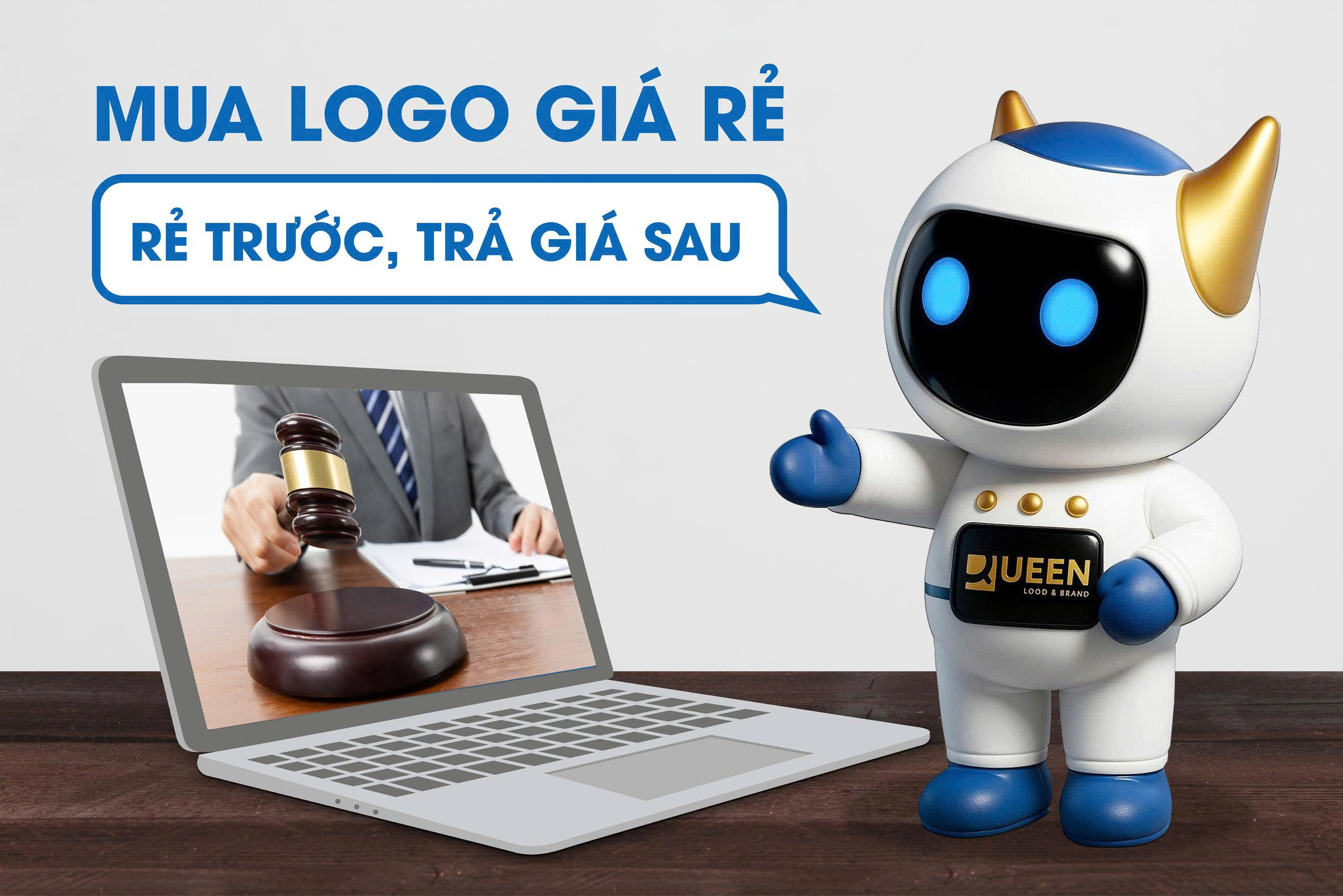 Hình ảnh thiết kế logo - Queen Brand