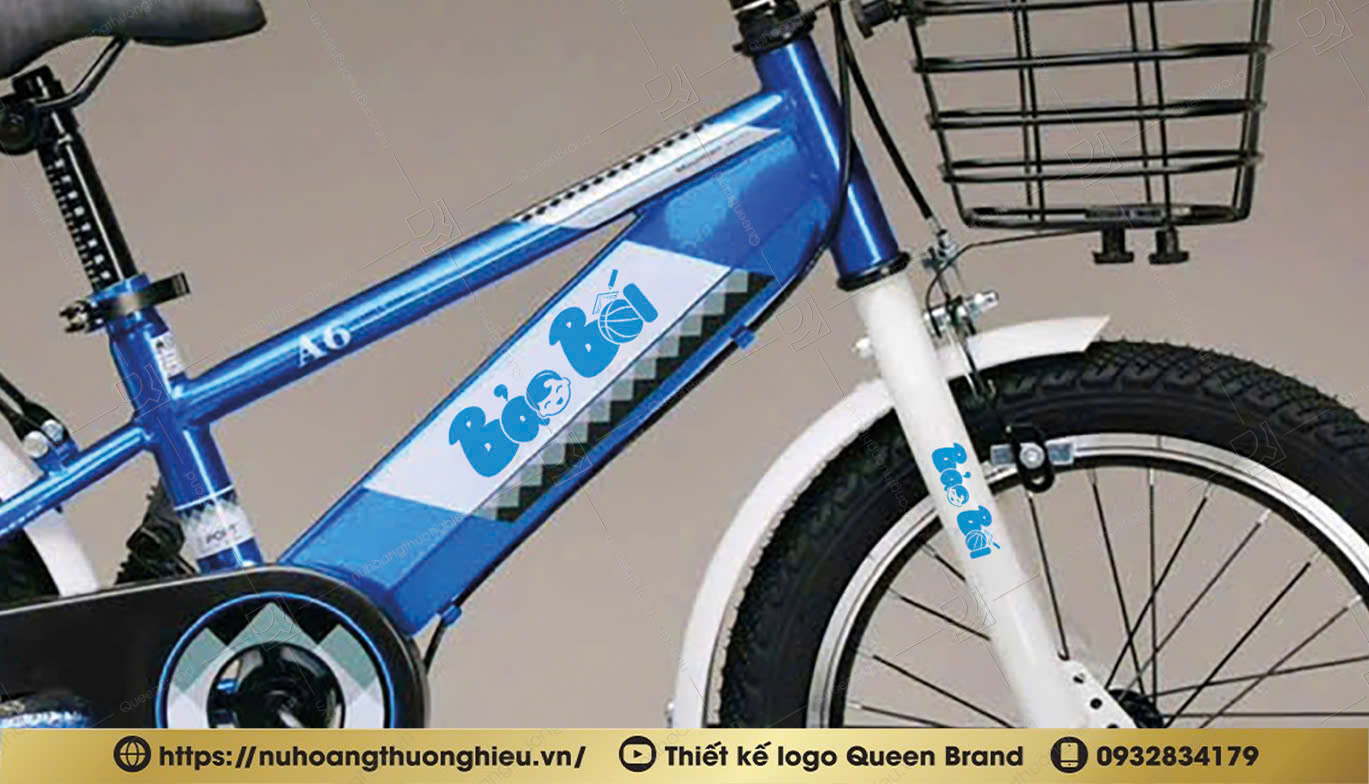 Hình ảnh thiết kế logo tem xe đạp