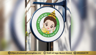 Hình ảnh thiết kế logo - Queen Brand