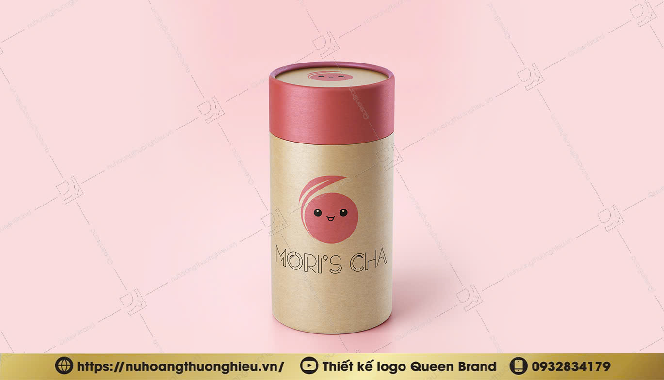 Hình ảnh thiết kế logo MORI’S CHA - Queen Brand