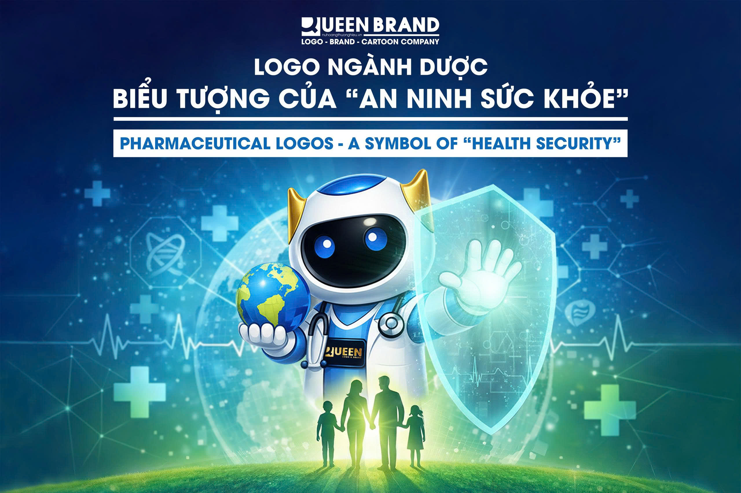 Hình ảnh thiết kế logo ngành dược