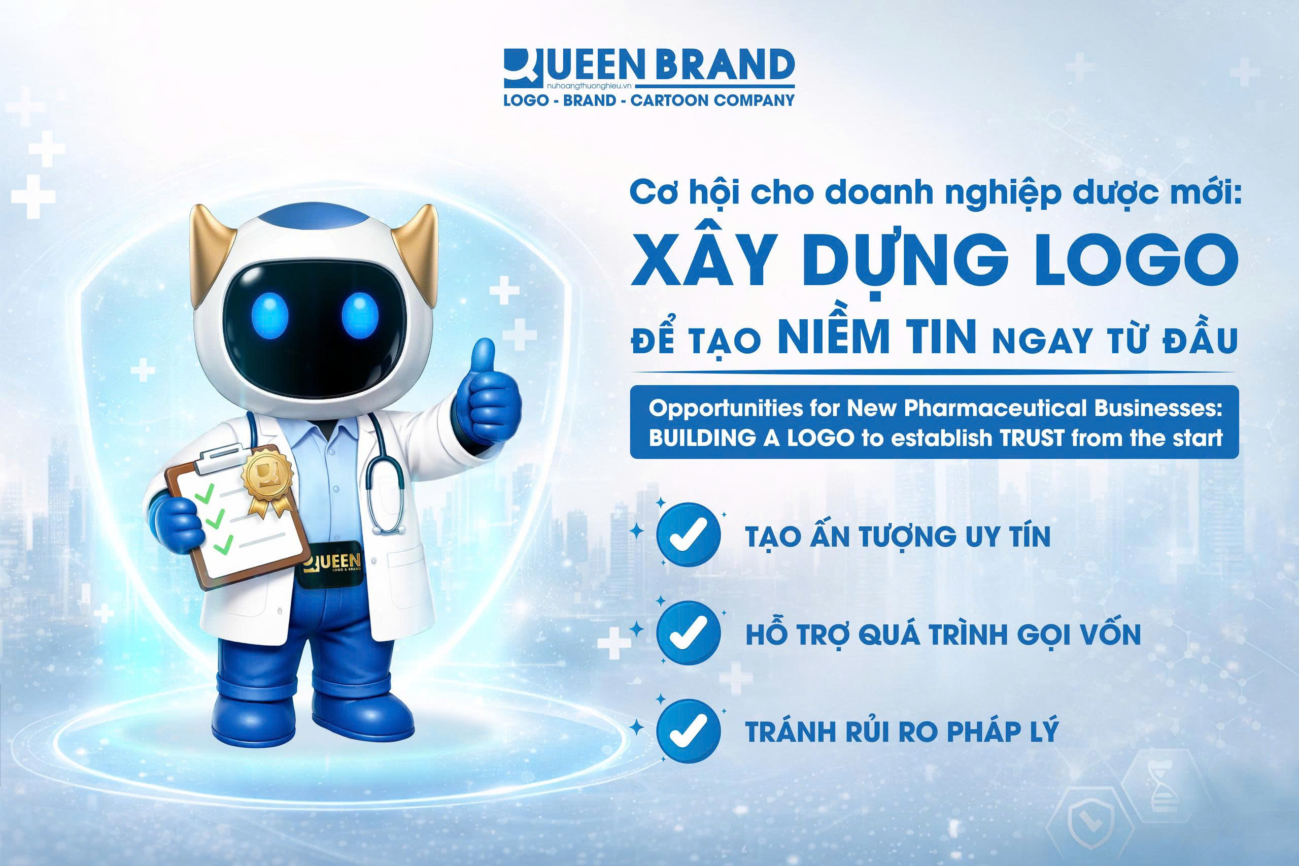 Hình ảnh thiết kế logo ngành dược