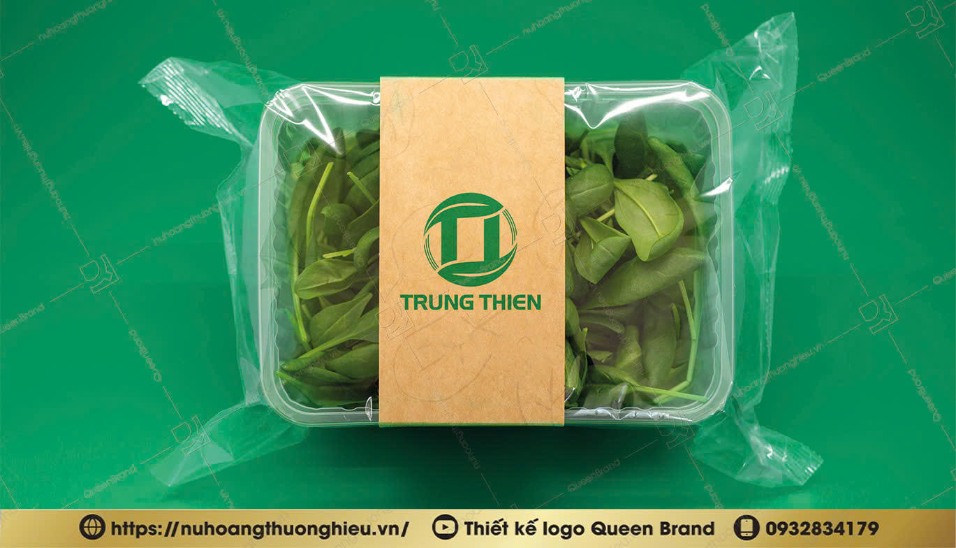 Hình ảnh thiết kế logo ngành thực phẩm - TRUNG THIÊN