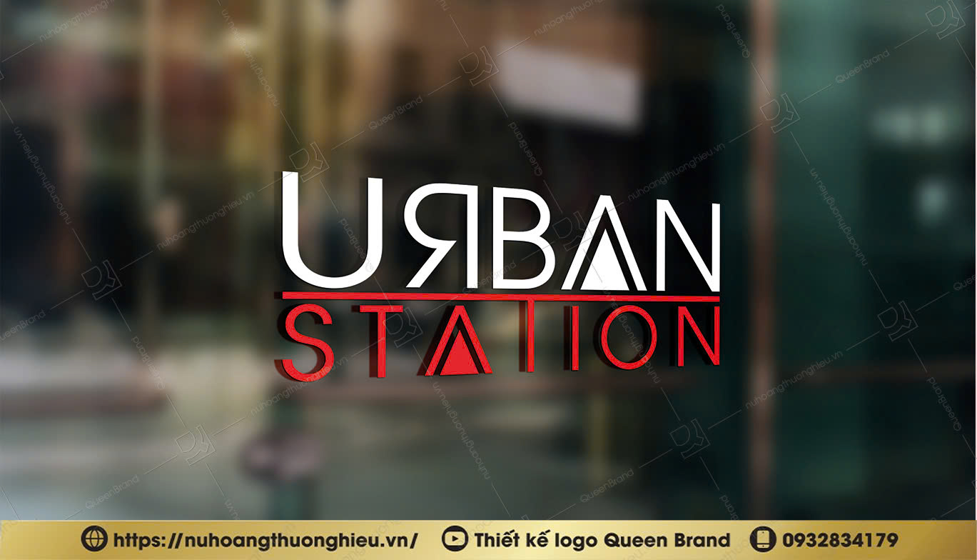 Hình ảnh thiết kế logo URBAN STATION - Queen Brand