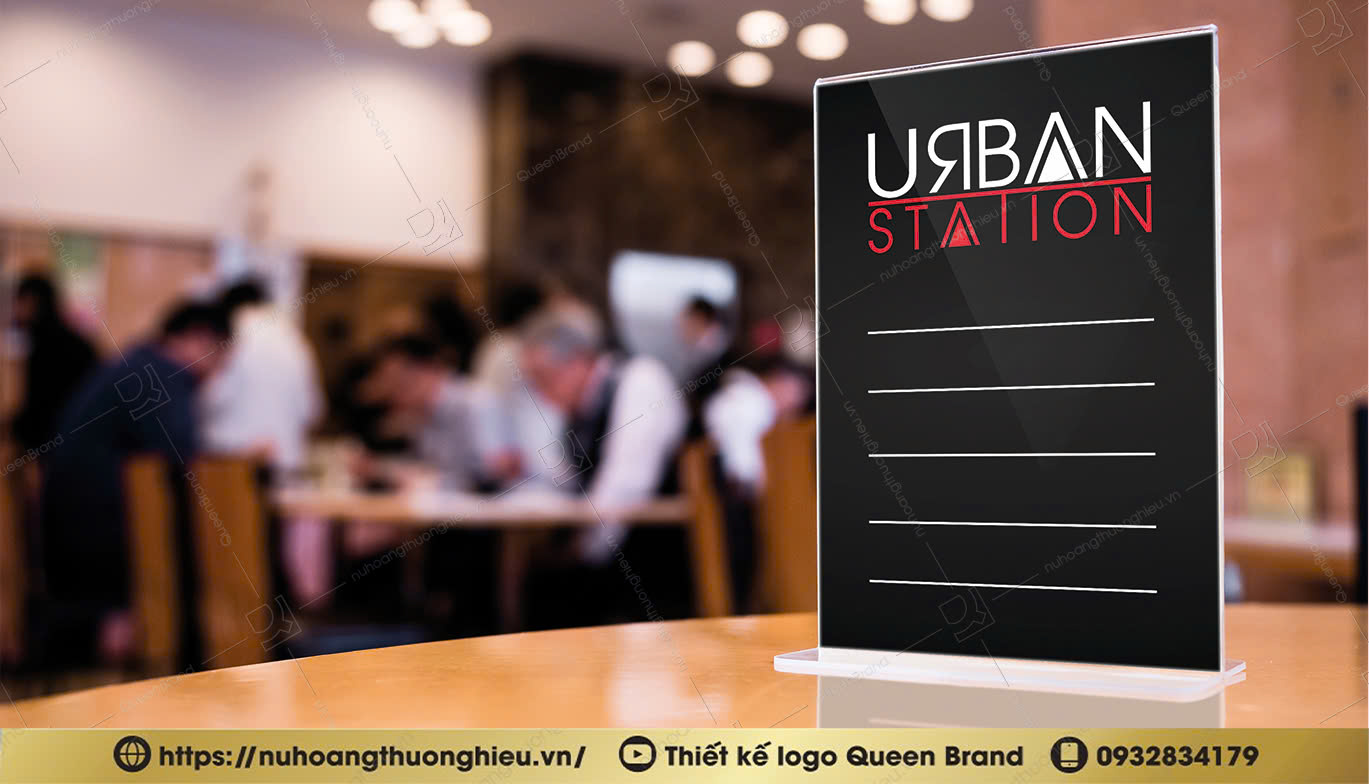 Hình ảnh thiết kế logo URBAN STATION - Queen Brand
