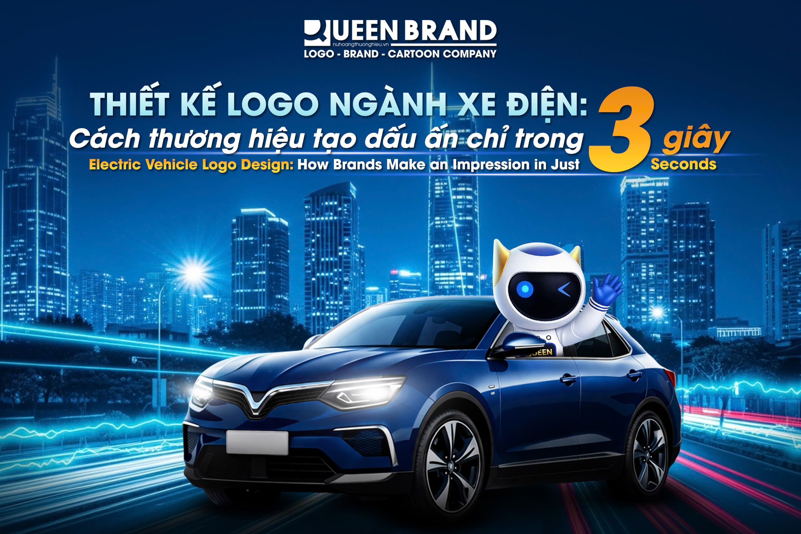 Hình ảnh thiết kế logo ngành xe điện