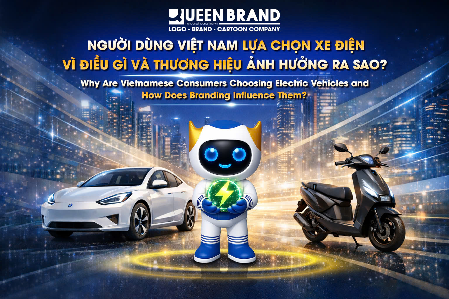 Hình ảnh thiết kế logo ngành xe điện