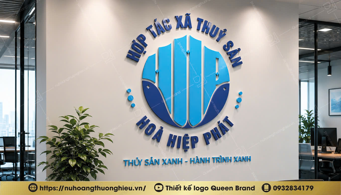 thiết kế logo thủy hải sản