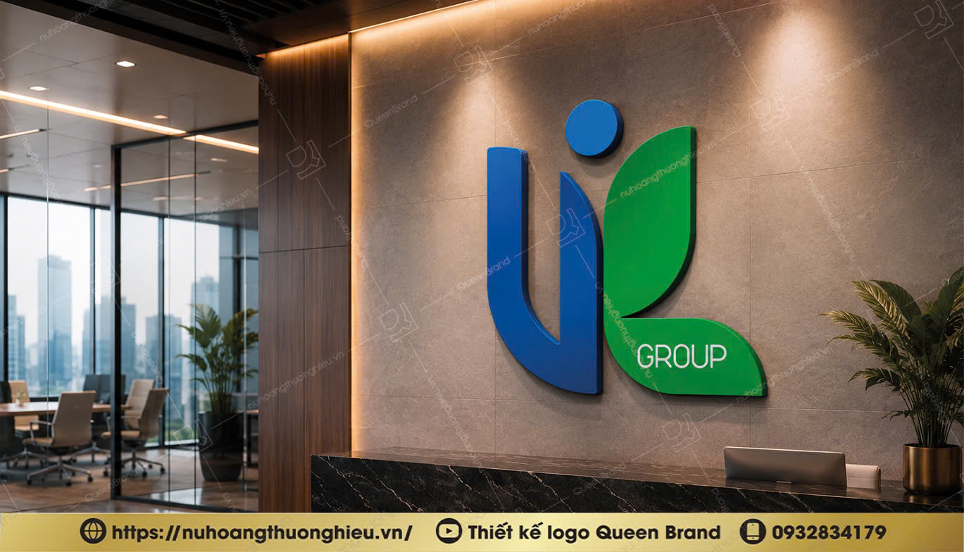 Hình ảnh thiết kế logo tập đoàn VK GROUP
